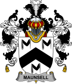 Irish Family Coat of Arms (v.25b) Maunsell