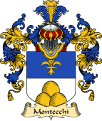 Italian Family Coat of Arms (v.25a) Montecchi