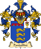 Italian Family Coat of Arms (v.25a) Pandolfini