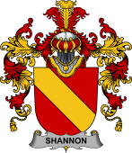 Irish Family Coat of Arms (v.25b) Shannon
