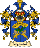 Italian Family Coat of Arms (v.25a) Migliorini