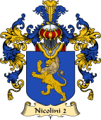 Italian Family Coat of Arms (v.25a) Nicolini 2