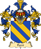 Italian Family Coat of Arms (v.25a) Ferri