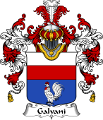 Italian Family Coat of Arms (v.25b) Galvani