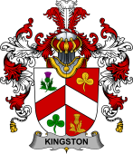 Irish Family Coat of Arms (v.25b) Kingston