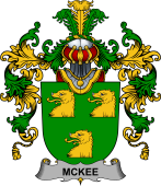 Irish Family Coat of Arms (v.25b) Kee or McKee