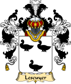 French Family Coat of Arms (v.25) Lescuyer (Cuyer l')