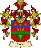 Italian Family Coat of Arms (v.25a) Parisi