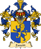 Italian Family Coat of Arms (v.25a) Zanetti