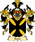 Italian Family Coat of Arms (v.25a) Bonci
