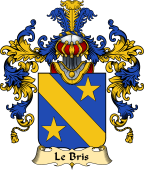 French Family Coat of Arms (v.25) Le Bris (Bris le)