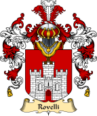 Italian Family Coat of Arms (v.25a) Rovelli