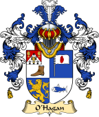Irish Family Coat of Arms (v.25a) O'Hagan