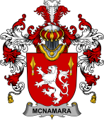 Irish Family Coat of Arms (v.25b) McNamara