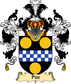 English Family Coat of Arms (v.25) Pitt