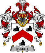 Irish Family Coat of Arms (v.25b) Nesbitt