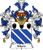 Italian Family Coat of Arms (v.25b) Moro