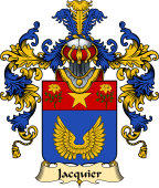French Family Coat of Arms (v.25) Jacquier