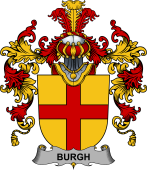 Irish Family Coat of Arms (v.25b) Burgh