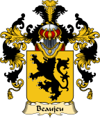 French Family Coat of Arms (v.25) Beaujeu