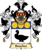 French Family Coat of Arms (v.25) Bouchet