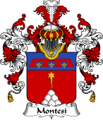 Italian Family Coat of Arms (v.25b) Montesi