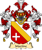 Italian Family Coat of Arms (v.25a) Martine