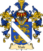 Italian Family Coat of Arms (v.25a) Viale