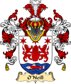Irish Family Coat of Arms (v.25a) O'Neill