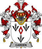 Irish Family Coat of Arms (v.25b) Carden