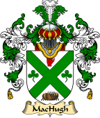 Irish Family Coat of Arms (v.25a) MacHugh