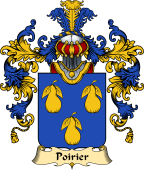 French Family Coat of Arms (v.25) Poirier