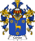 Italian Family Coat of Arms (v.25b) Caruso