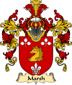 Irish Family Coat of Arms (v.25a) Marsh