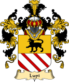 Italian Family Coat of Arms (v.25a) Lupi