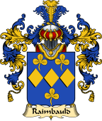 French Family Coat of Arms (v.25) Raimbauld or Raimbaud