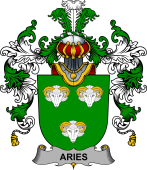 Irish Family Coat of Arms (v.25b) Aries