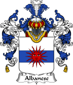 Italian Family Coat of Arms (v.25b) Albanese