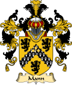 Irish Family Coat of Arms (v.25a) Mann