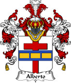 Italian Family Coat of Arms (v.25b) Alberto