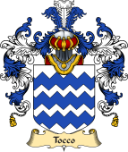 Italian Family Coat of Arms (v.25a) Tocco