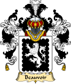 French Family Coat of Arms (v.25) Beauvoir