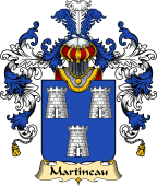 French Family Coat of Arms (v.25) Martineau