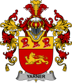 Irish Family Coat of Arms (v.25b) Yarner