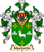 Irish Family Coat of Arms (v.25a) MacCurtin