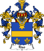 Italian Family Coat of Arms (v.25b) Riso