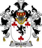 Irish Family Coat of Arms (v.25b) Molloy or O'Mulloy