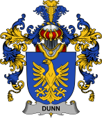 Irish Family Coat of Arms (v.25b) Dunn or O'Dunn