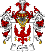 Italian Family Coat of Arms (v.25b) Castelli