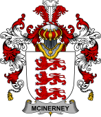 Irish Family Coat of Arms (v.25b) McInerney